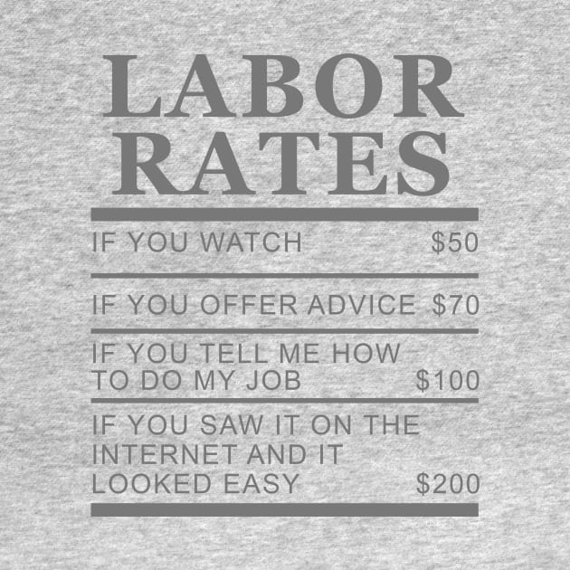 Mechanic Labor Rates Witty by HappyInk